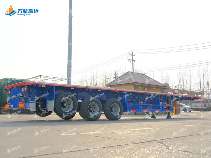 直平板运输半挂车