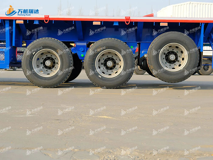 直平板运输半挂车