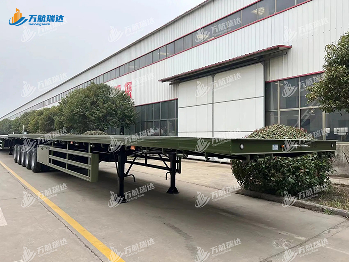 直平板运输半挂车