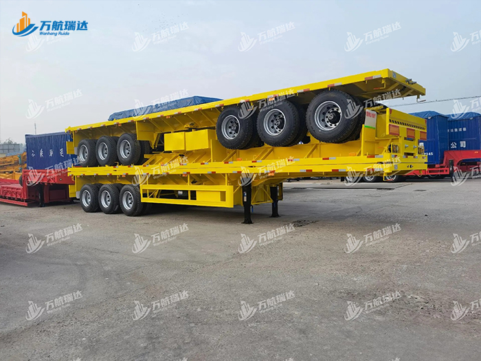 直平板运输半挂车