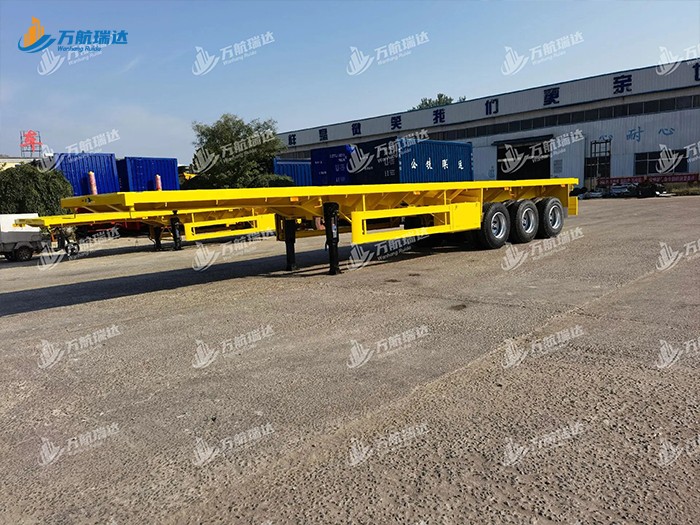 直平板运输半挂车