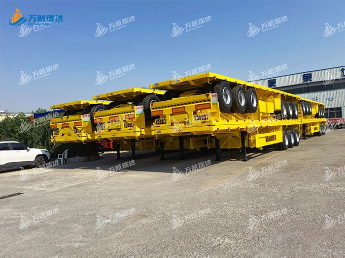 直平板运输半挂车