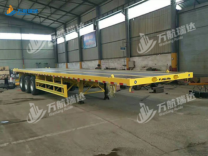 直平板运输半挂车