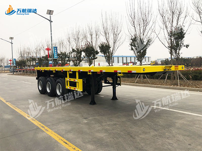 直平板运输半挂车