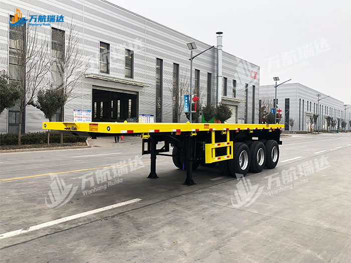 直平板运输半挂车