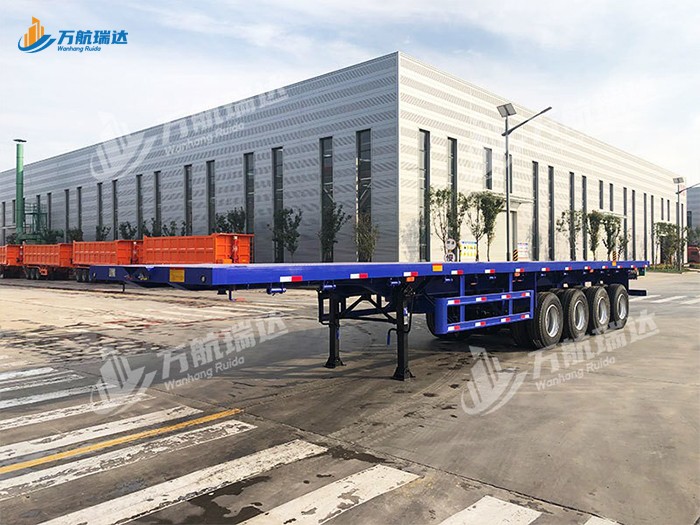 直平板运输半挂车