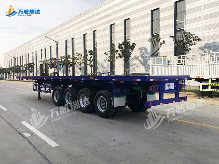 直平板运输半挂车