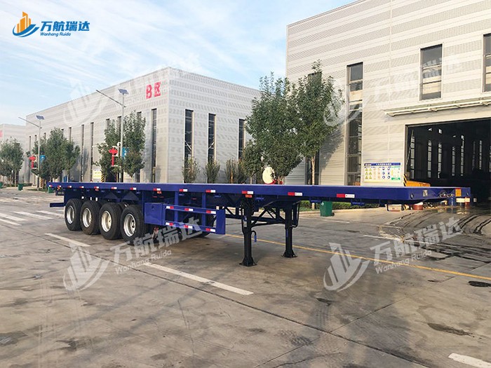 直平板运输半挂车