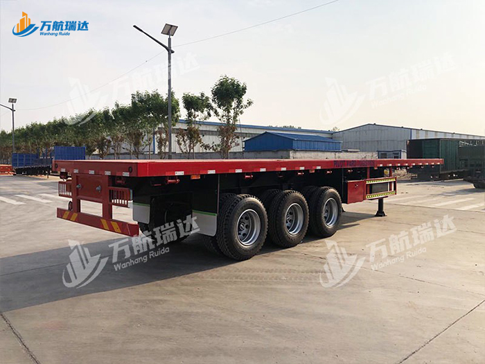 直平板运输半挂车