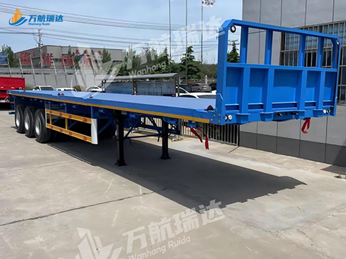 带档平板运输半挂车