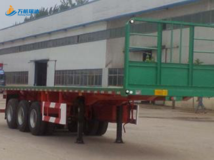 带档平板运输半挂车