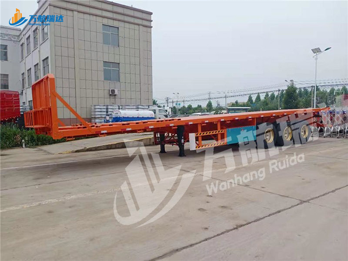 带档平板运输半挂车