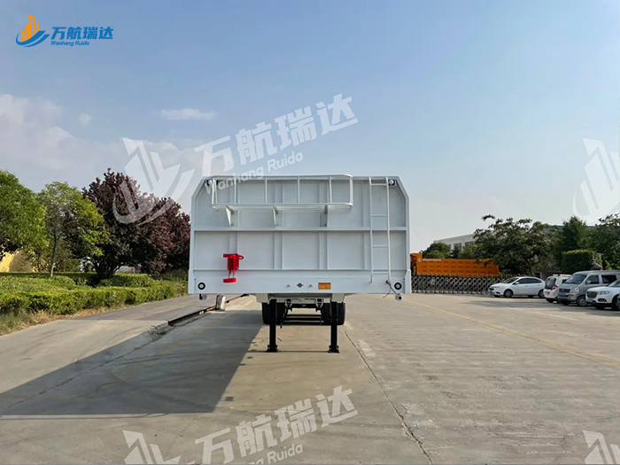 带档平板运输半挂车