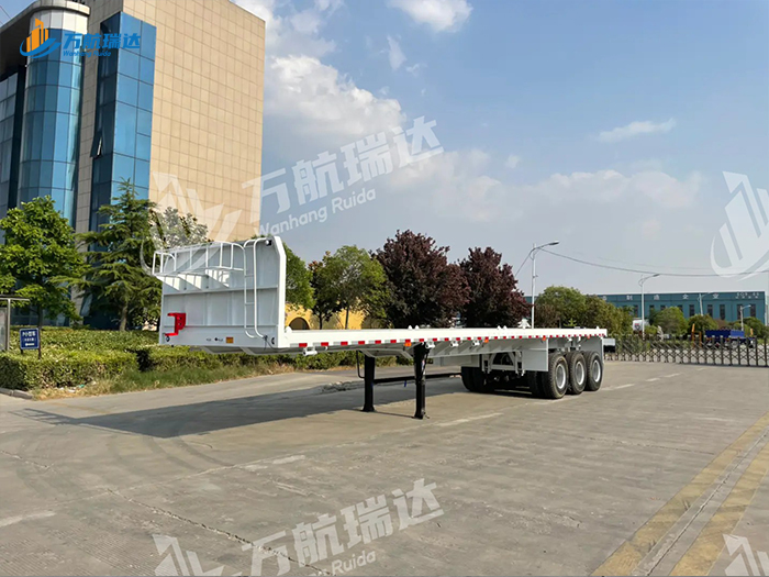 带档平板运输半挂车