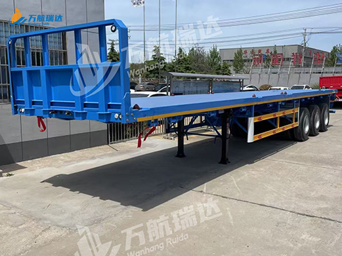 带档平板运输半挂车