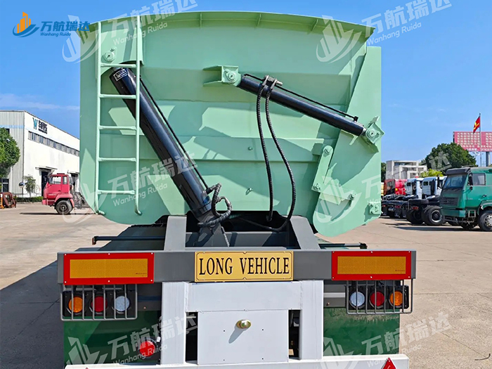 出口型U型侧翻自卸半挂车