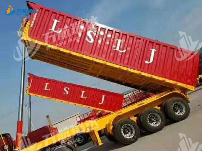 厢式后翻自卸半挂车