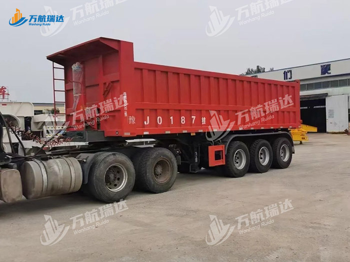 厢式后翻自卸半挂车