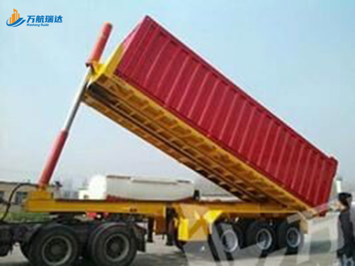 厢式后翻自卸半挂车
