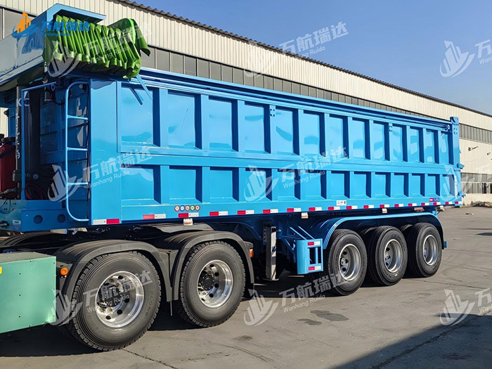厢式后翻自卸半挂车