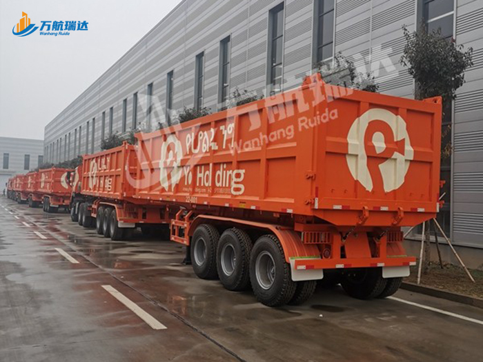 出口型厢式后翻自卸车