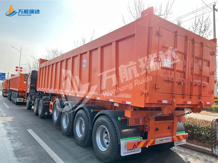 出口型厢式后翻自卸车