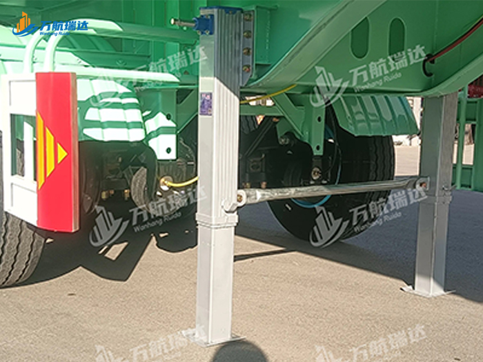 栏板后翻自卸半挂车