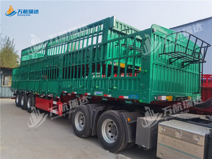 子母苍栏半挂车