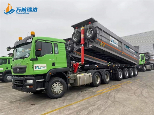 30台罐式后翻自卸半挂车启航澳大利亚：万航瑞达智造叩开南半球基建市场